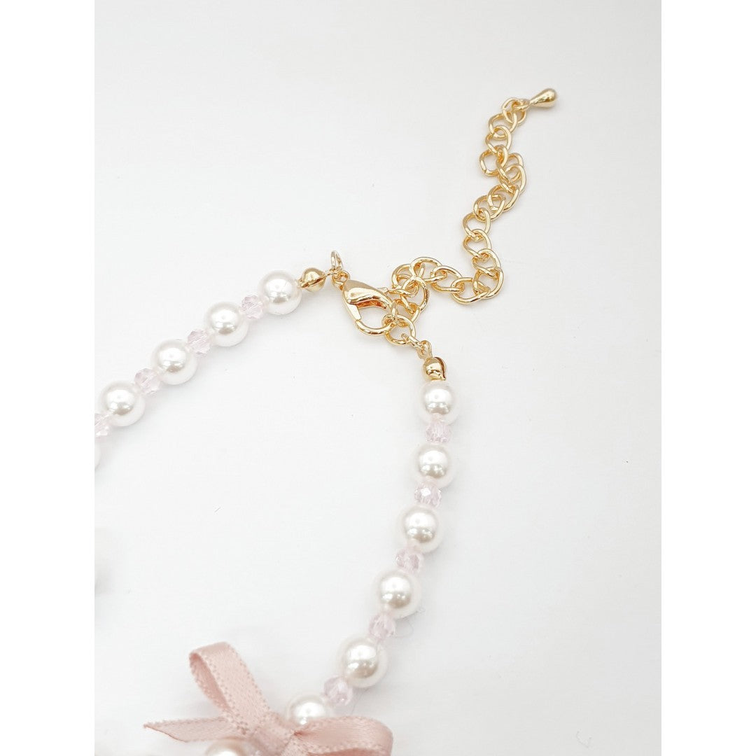 Pear heart coquette bracelet