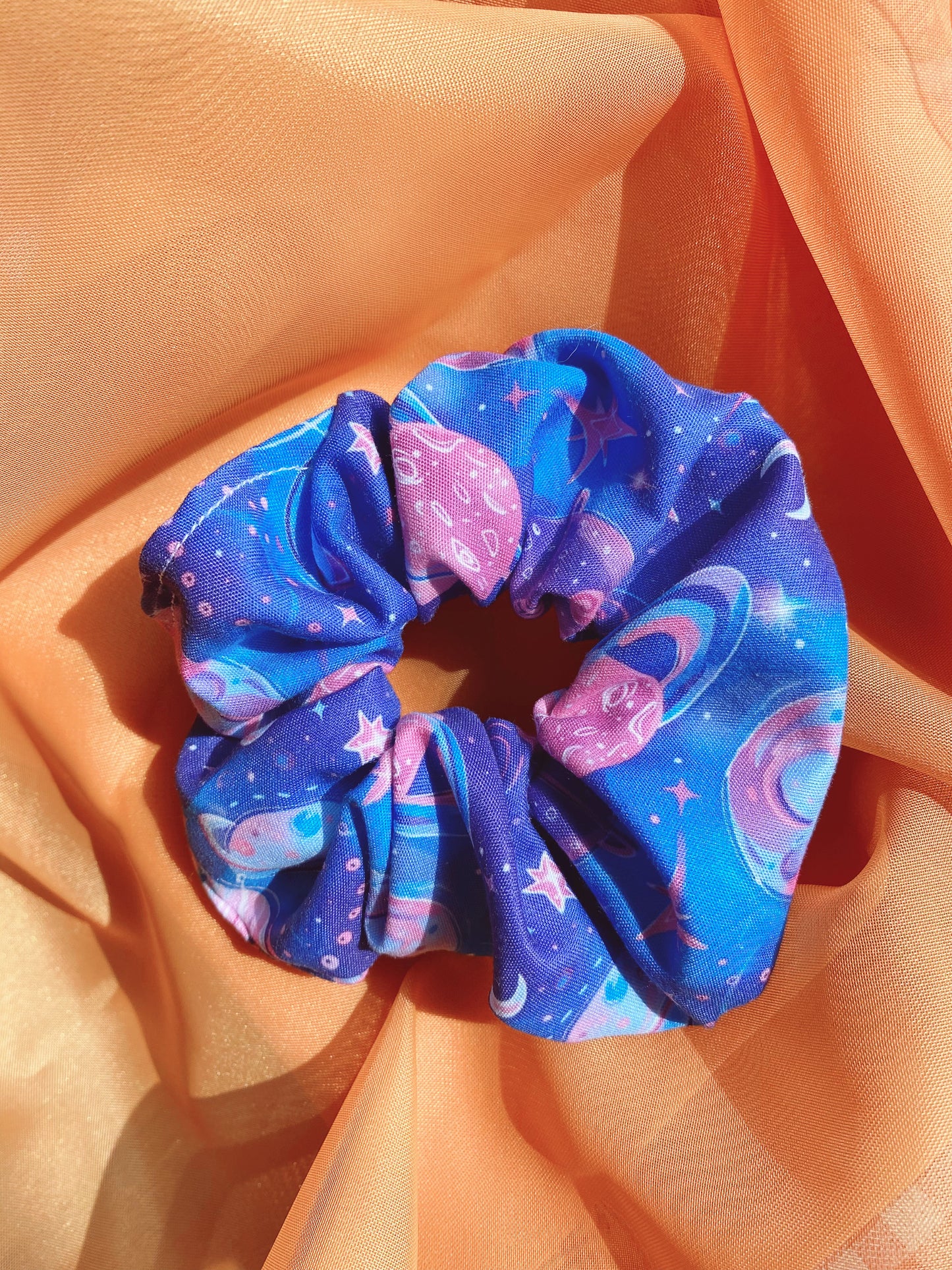 Magic Universe theme handmade scrunchies
