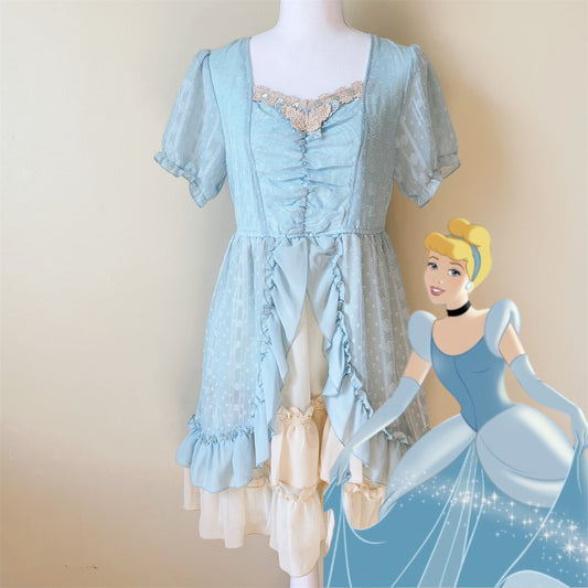 Axes Femme inspired Cinderella princess fairycore dress